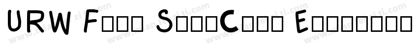 URW Form SemiCond Ex字体转换